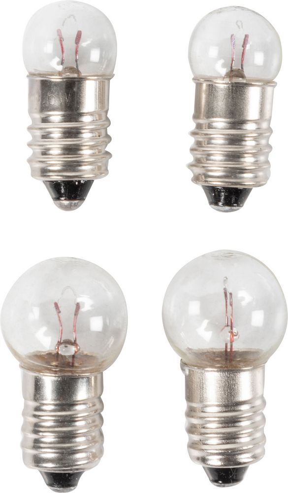 Image of Set di quattro lampadine per fanali bici anteriori e posteriori