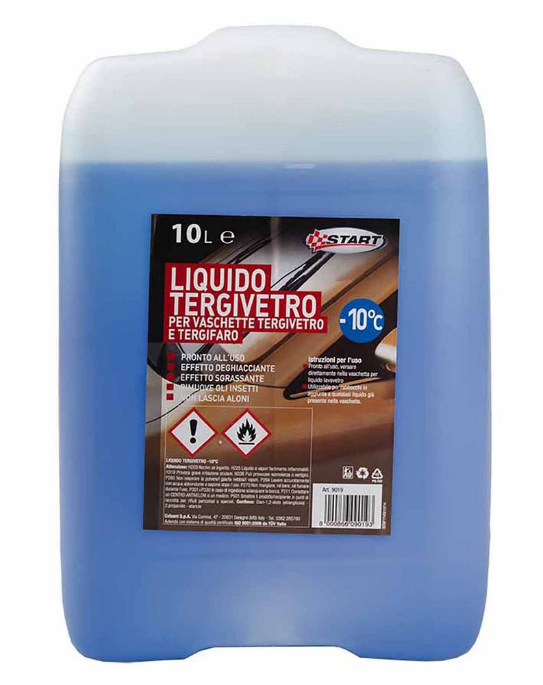 Image of Liquido tergivetro effetto deghiacciante -10Â°C 10L