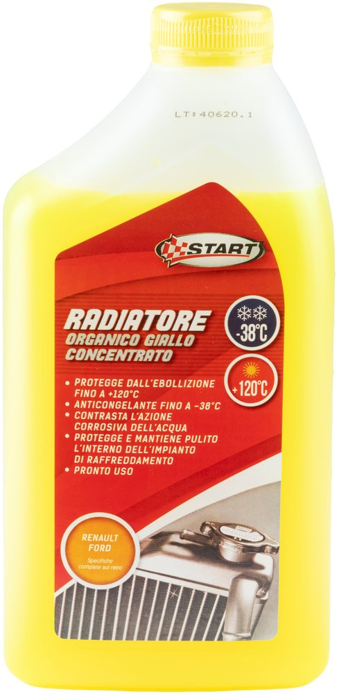 Image of Liquido radiatore giallo -38Â°C 1L per motori monoblocco in alluminio""