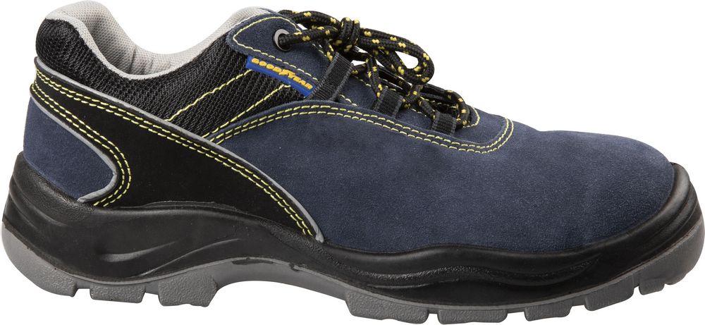 Goodyear Scarpe antinfortunistiche con metallo S1P in pelle scamosciata colore blue e nero taglia 46